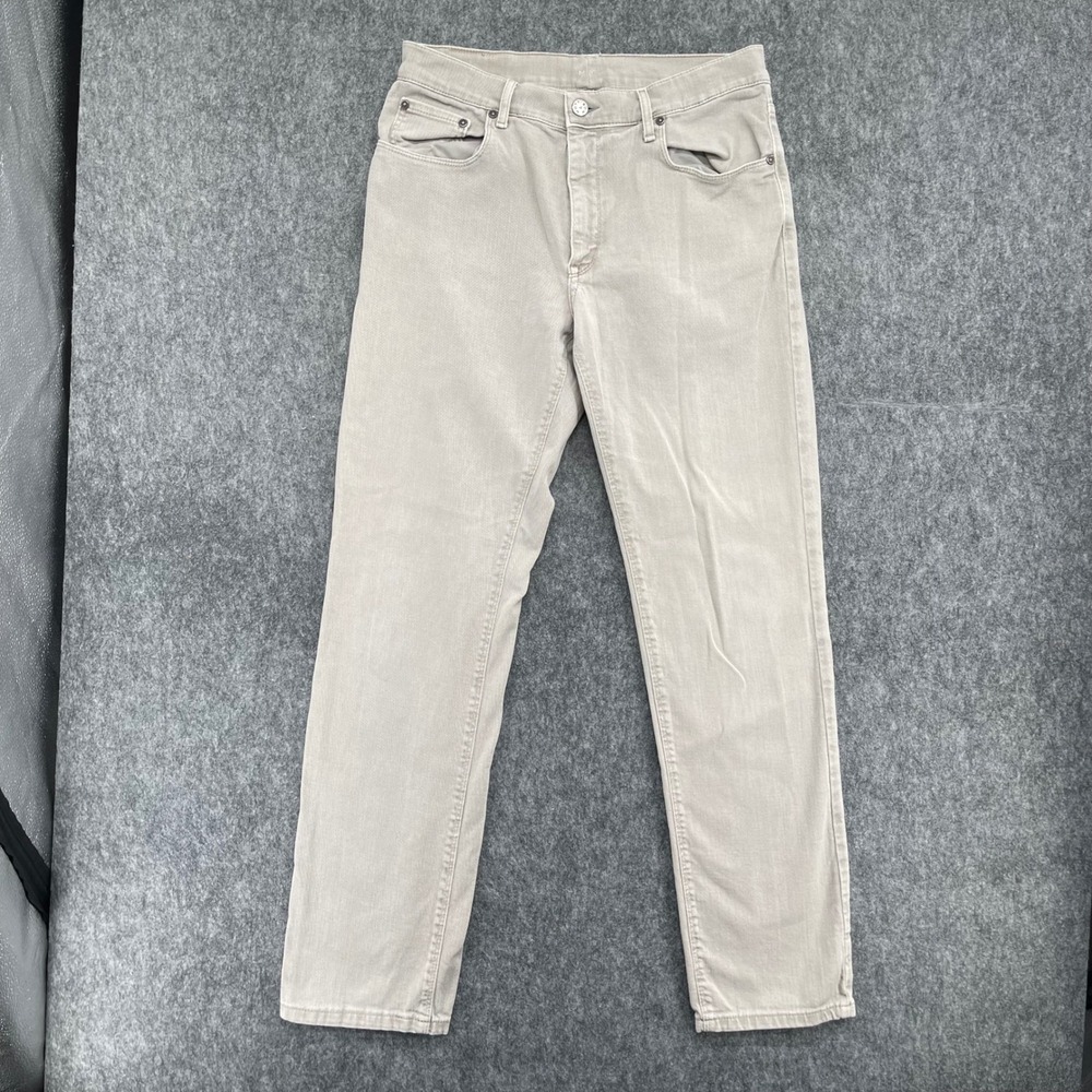 Mott & Bow Jeans Mens 34x32 Mercer Straight Leg Jeans Khaki Tan Pants